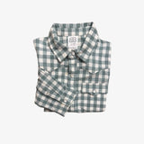 Kasey Button Down Green Plaid