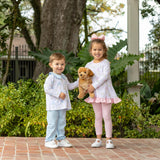 Puppy Pals Blue Pants Set