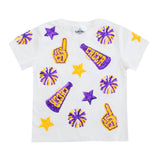 Purple & Yellow Cheer Shirt
