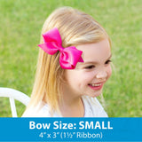 Small Classic Bow Light Pink