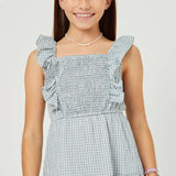 Maggie Smocked Ruffle Tiered Dress