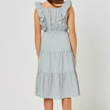 Maggie Smocked Ruffle Tiered Dress
