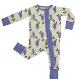 Texas Bluebonnets- Zip Convertible PJs