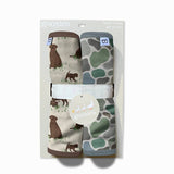 Chocolate Lab Dogs & Camo - Burp Cloth