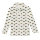 Lake Fish- LS Polo Shirt