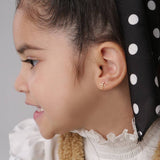 Gold Cross Earrings