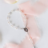 Sterling Silver White Rosary