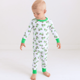 Lil' Green Tractor Long Pajamas