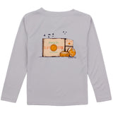 Boys Performance Tee LS Clay Day Ice Grey