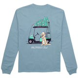 Boys Santa's Caddy LS Steel Blue