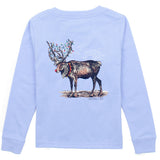 Boys Reindeer LS Light Blue