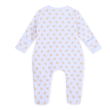 Touchdown Cutie Printed Zipper - Light Blue