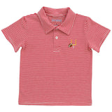 Red Striped Game Day Polo