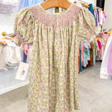 Eve Floral Smocked Bishop Dress