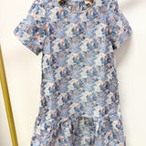 Floral Drop Hem Dress