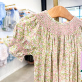 Eve Floral Smocked Bishop Dress