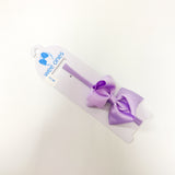 Extra Small Light Orchid Bow On Band