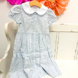 Light Blue Floral Button Down Dress