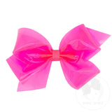 Medium WeeSplash Swim Bow Hot Pink