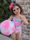 Medium WeeSplash Colored Swim Bow Shocking Pink