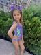 Medium WeeSplash Swim Bow Royal Orchid
