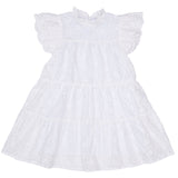 Hallie White Eyelet Dress