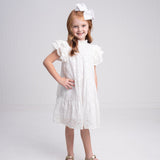 Hallie White Eyelet Dress