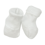 Paty Knit Booties - White - No Bows