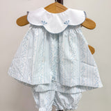 Aria Scalloped Blue Set