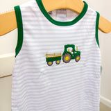 Little Farmer Applique Short Playsuit