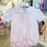 Pink Scalloped Open Front Bubble