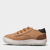 Ash Boys Hook & Loop Shoe Tan