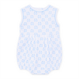 Little Crawlers Print Bubble- Light Blue