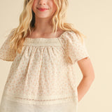 Bliss Ecru Floral Top