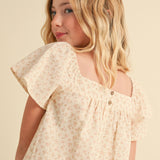 Bliss Ecru Floral Top