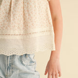Bliss Ecru Floral Top