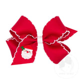 Medium Red Santa Bow