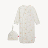 Magnetic Gown & Hat Set White Serene