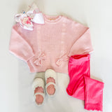 Pink Bow Sweater