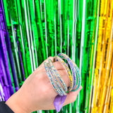 Mardi Gras Confetti Bracelets