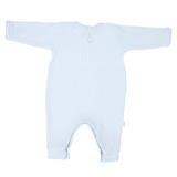 Paty Knit Romper with Pima Binding (Long Sleeve