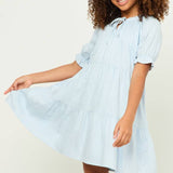 Mollie Blue Tie Mini