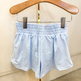 Light Blue Striped Steph Shorts