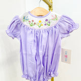 Emmie Spring Floral Smocked Bubble