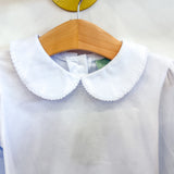 White Peter Pan Top