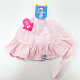 Reversible Ruffle Brim Sun Hat Pink