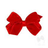 Mini Classic Velvet Red Bow