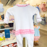 Evelyn's Classic Embroidered Ruffle Footie