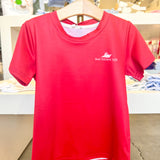 Performance tee- Red Fishing Boat