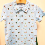 Ducks In A Row Polo Short Set